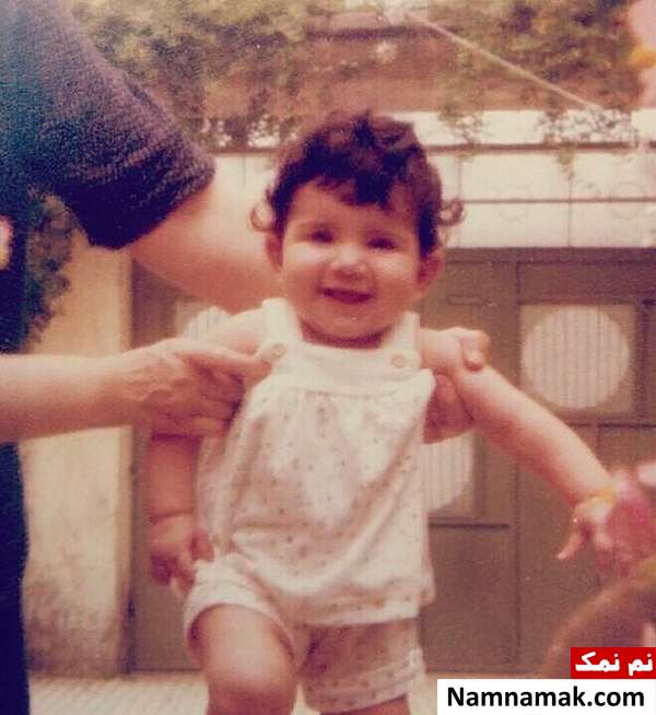 عکس کودکی آسیه ضیایی