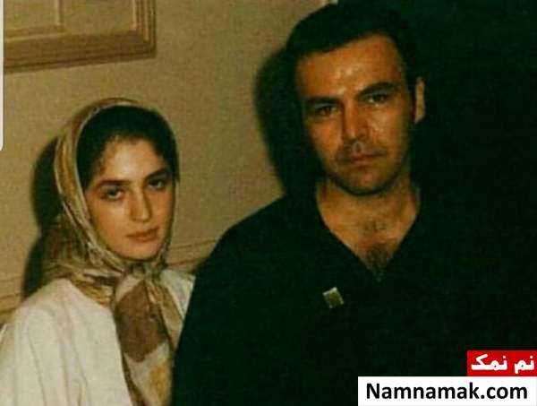 عکس قدیمی فریبرز عرب نیا و عسل بدیعی