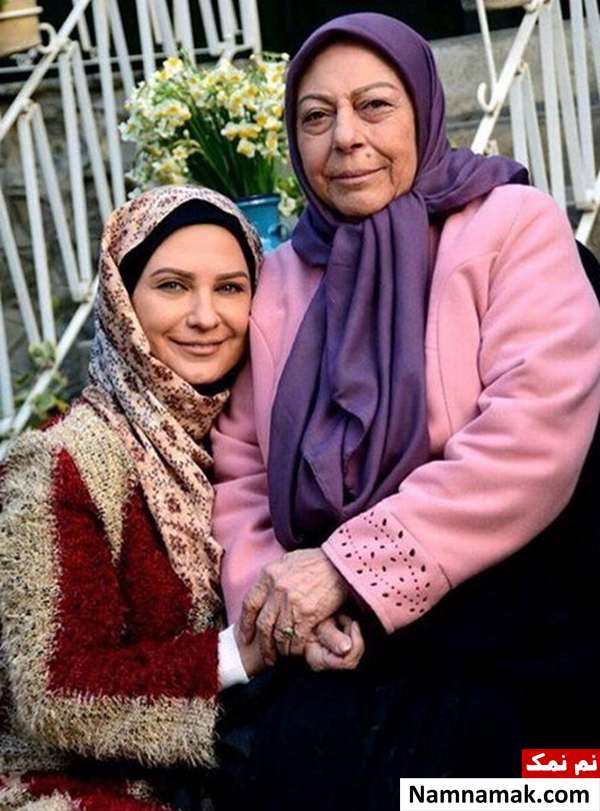 لعیا زنگنه و ثریا قاسمی در پشت بام تهران