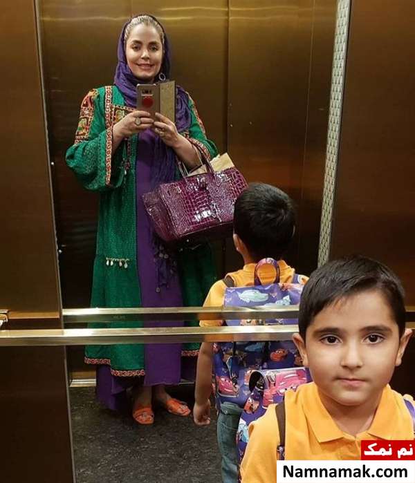 سپیده خداوردی و پسرش سپیده خداوردی و پسرش سانیار