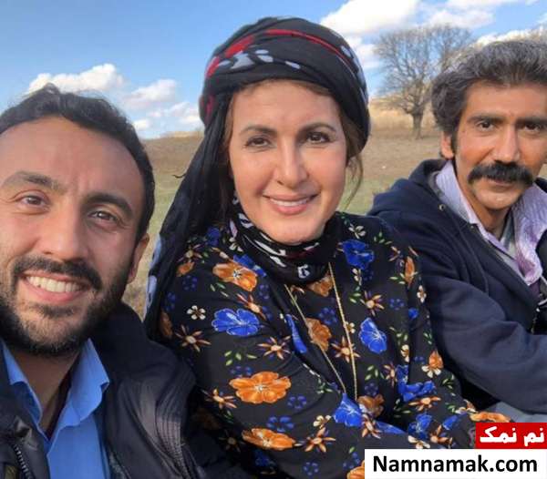فاطمه گودرزی و پسرش فاطمه گودرزی و پسرش پویان گنجی در سریال ایلدا