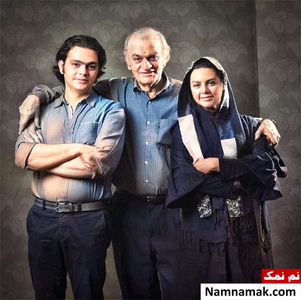 کتایون اویسی و پدرش و برادرش علیرضا