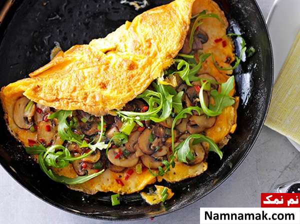 املت قارچ کیسه ای طرز تهیه املت قارچ کیسه ای