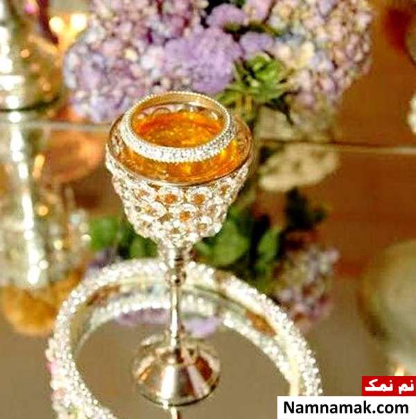 جام عسل معانی اجزای سفره عقد