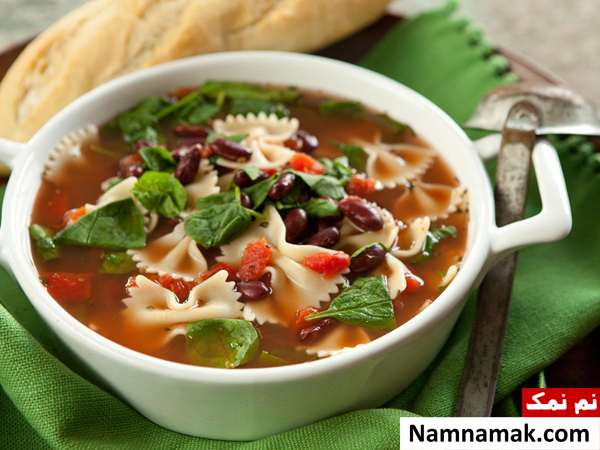طرز تهیه سوپ ماکارونی