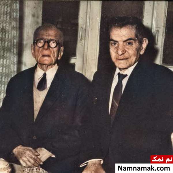ابوالحسن اقبال آذر و محمدحسین شهریار