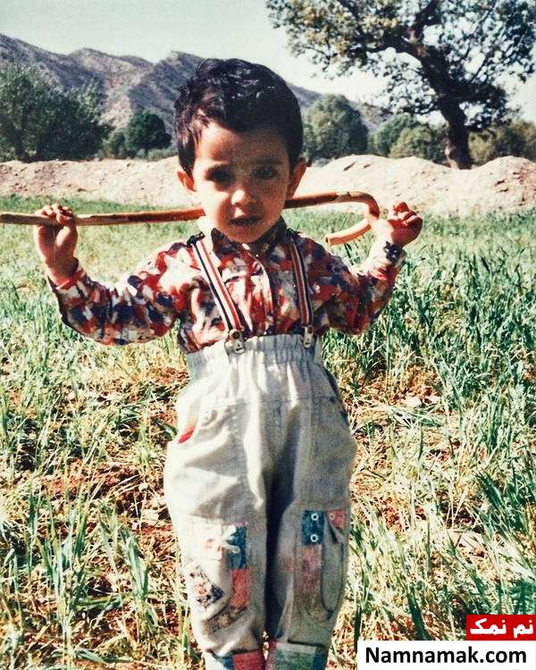 علی شادمان در کودکی