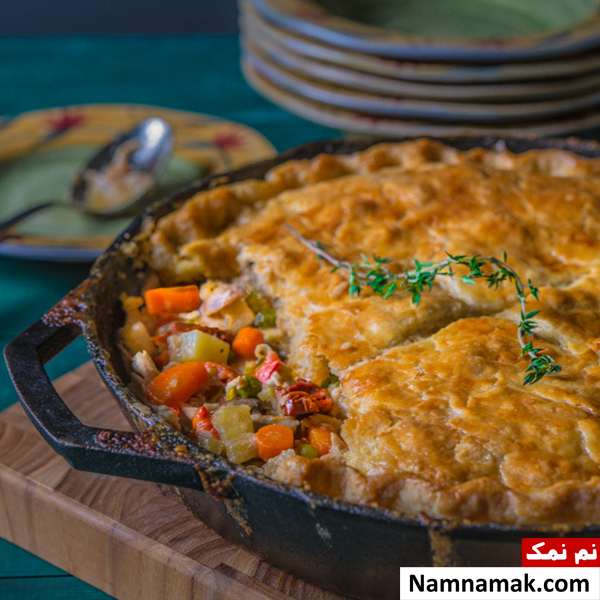 طرز تهیه تارت مرغ و هویج