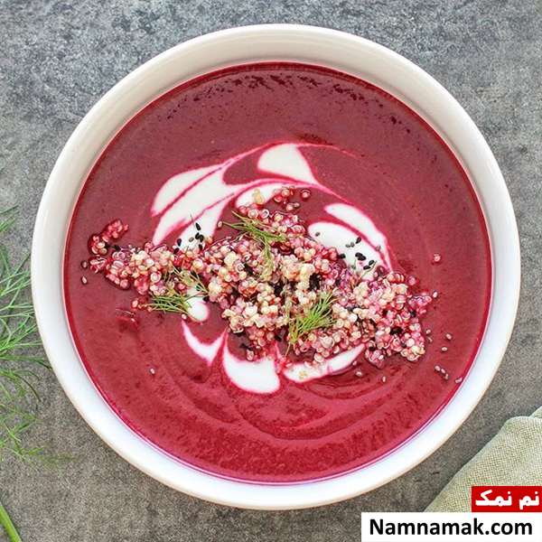 طرز تهیه سوپ لبو با مایکروفر