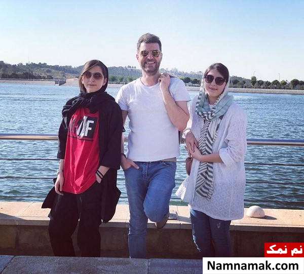 عکسی از باربد بابایی و دوقلوهایش