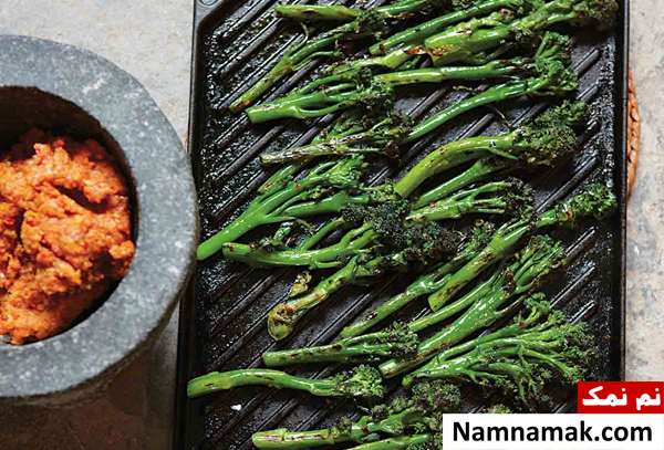 طرز تهیه کلم بروکلی کبابی