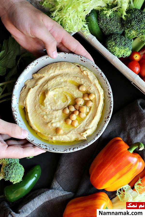 پوره نخود طرز تهیه پوره نخود