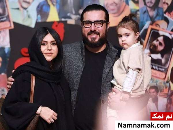 محسن کیایی و همسرش محسن کیایی و همسرش در کنار دخترشان