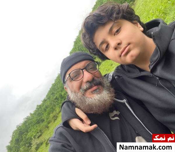 امیر جعفری و پسرش آیین