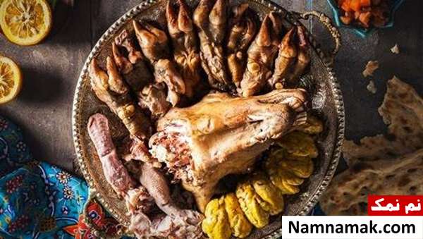 قسمت های مختلف کله پاچه