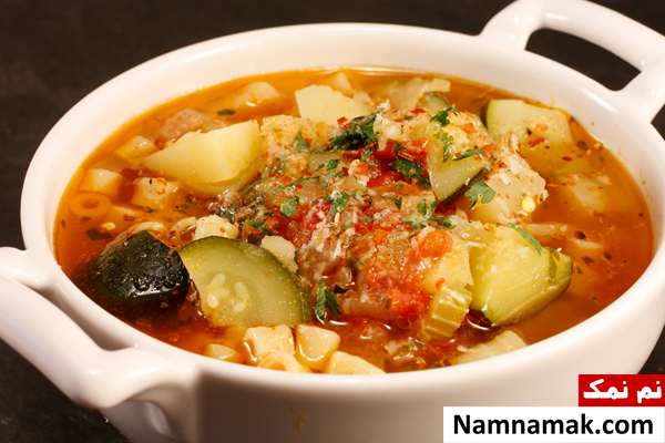 طرز تهیه سوپ کدو و سیب زمینی سوپ کدو و سیب زمینی
