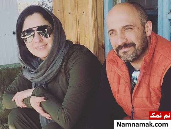 علی سرابی و همسرش علی سرابی و همسرش مارال بنی آدم