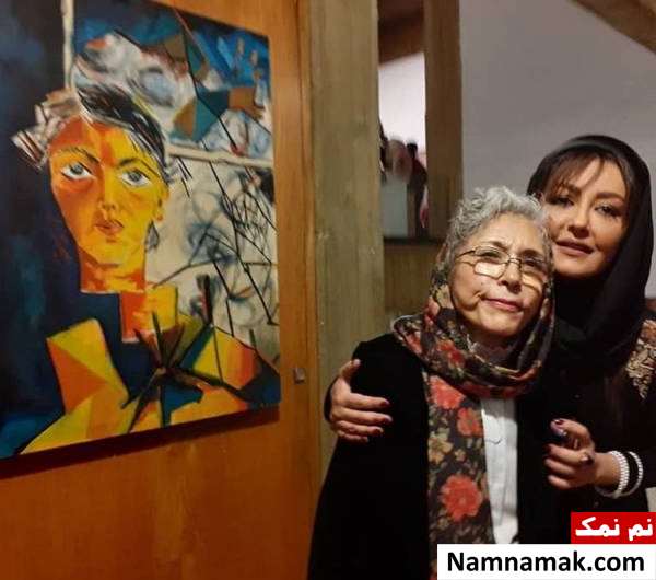 شقایق فراهانی و مادرش شقایق فراهانی در کنار مادرش