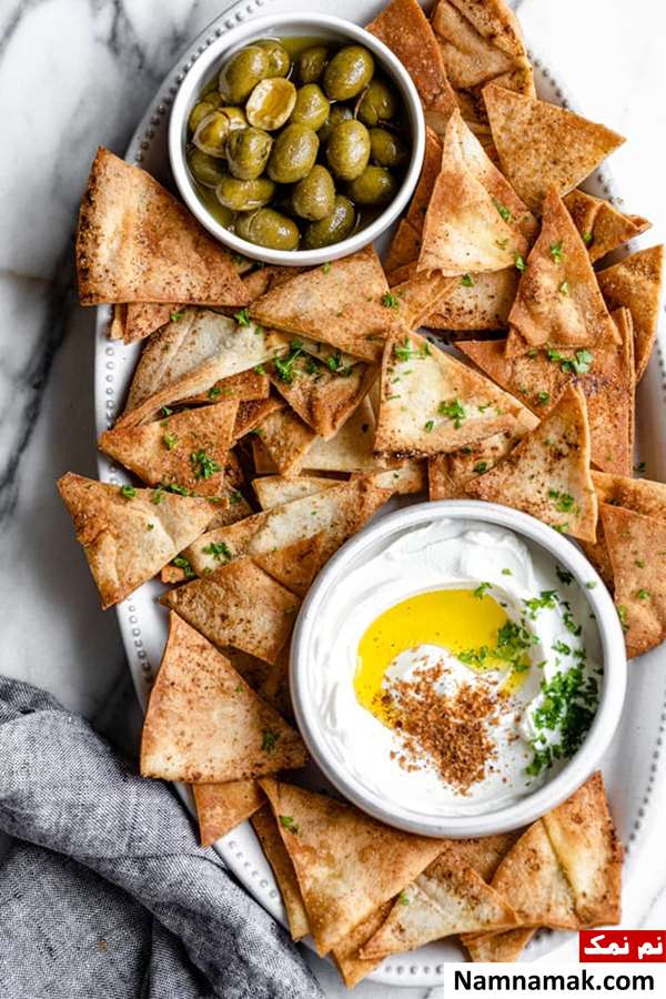 طرز تهیه چیبس پیتا