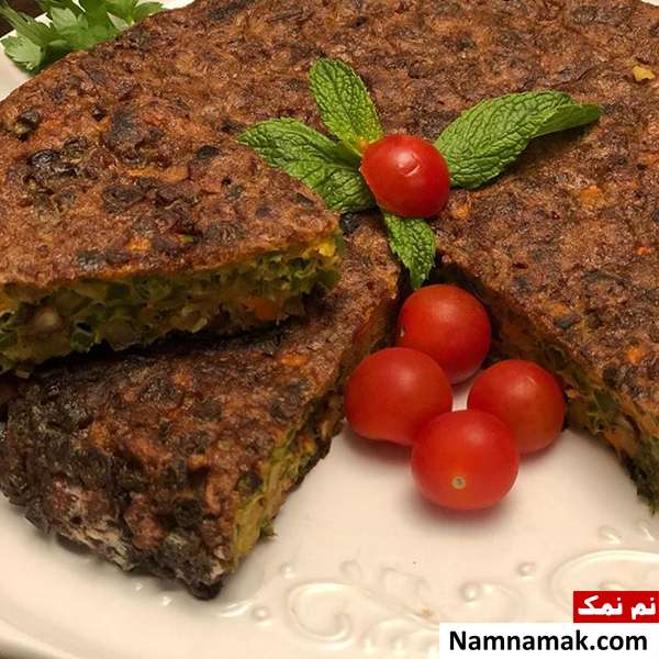 طرز تهیه کوکو لوبیا تبریزی