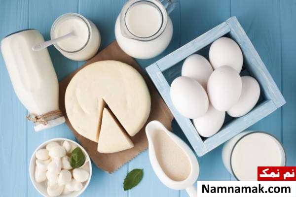 مضرات لبنیات برای غدد لنفاوی