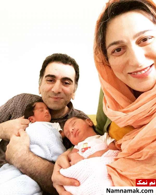 عکس های خانوادگی فلامک جنیدی در کنار همسر و دوقلوهایش فلامک جنیدی در کنار همسر و فرزندانش