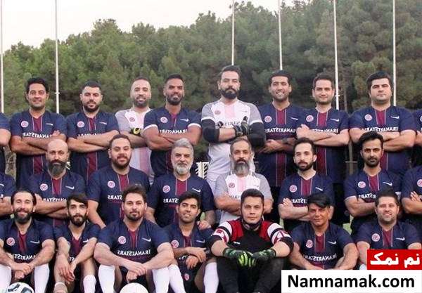 اولین حضور بازیگران سینما در تیم فوتبال هنرمندان بعد از کرونا عکسی از تیم فوتبال هنرمندان