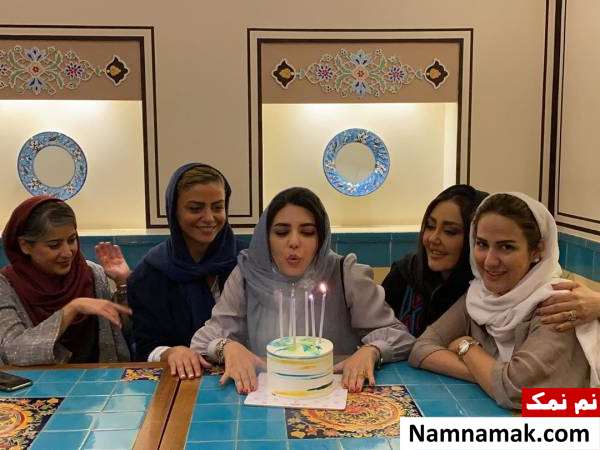 تولد لیندا کیانی با حضور دوستانش