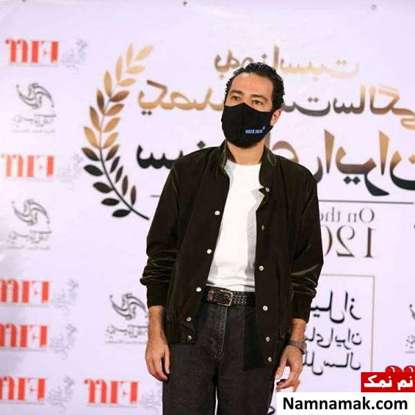تصاویری از بازیگران در مراسم تجلیل از افتخارآفرینان سینمای ایران نوید محمدزاده در جشن 120 سالگی سینما