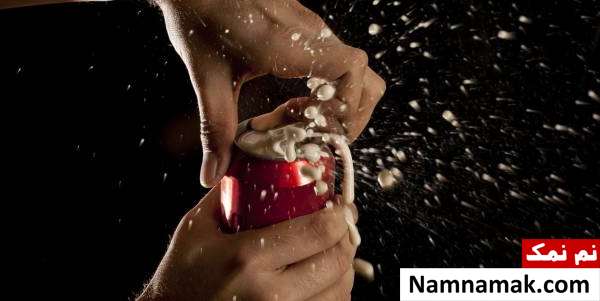 چرا در نوشابه رو باز می کنیم گازش میاد بیرون؟ تکان دادن نوشابه