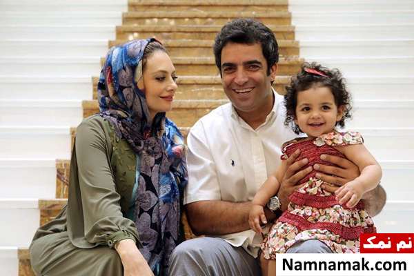 سعید راد بازیگر نقش ناصرخان در سریال دل کیست؟ منوچهر هادی و یکتا ناصر در کنار دخترشان