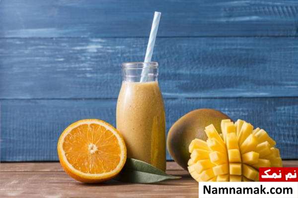 دستور تقویت سیستم ایمنی بدن با اسموتی و معجون گیاهی خواص اسموتی انبه