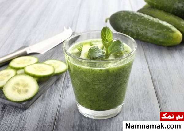 دستور تقویت سیستم ایمنی بدن با اسموتی و معجون گیاهی تقویت سیستم ایمنی با اسموتی خیار
