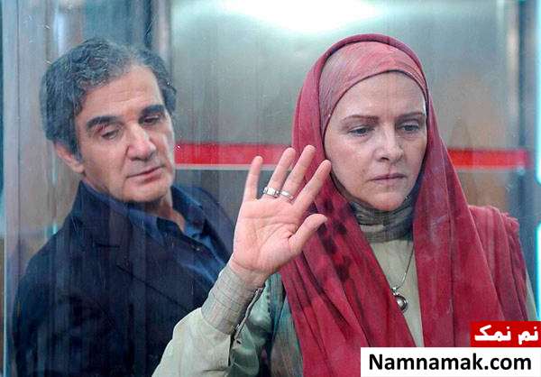 گلاب آدینه و مهدی هاشمی در فیلم آسانسور