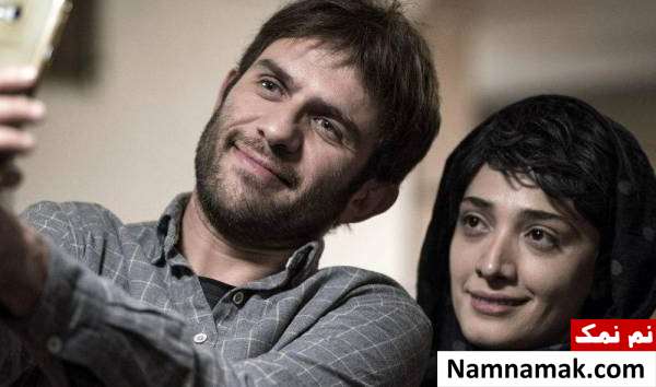 مینا ساداتی و بابک حمیدیان در فیلم جشن دلتنگی