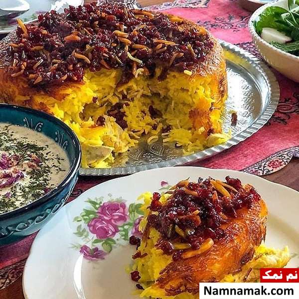 زوش پخت ته چین مرغ بدون تخم مرغ زوش پخت ته چین مرغ بدون تخم مرغ