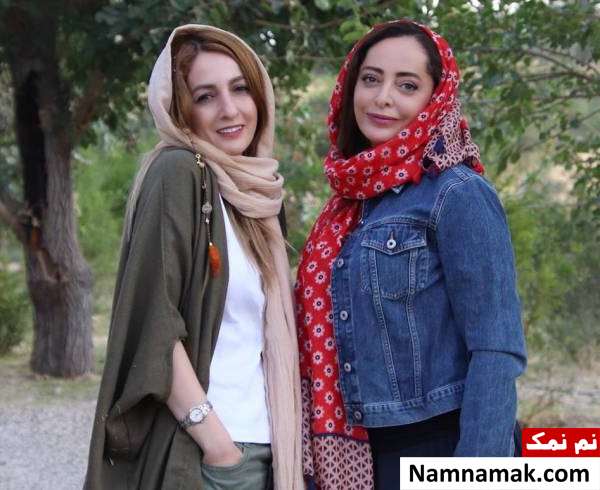 عکس های دیدنی بازیگران مشهور ایرانی و خواهرانشان شقایق دهقان و خواهرش بنفشه دهقان