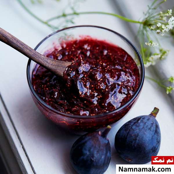 پخت خانگی مربای انجیر سیاه تازه و درسته