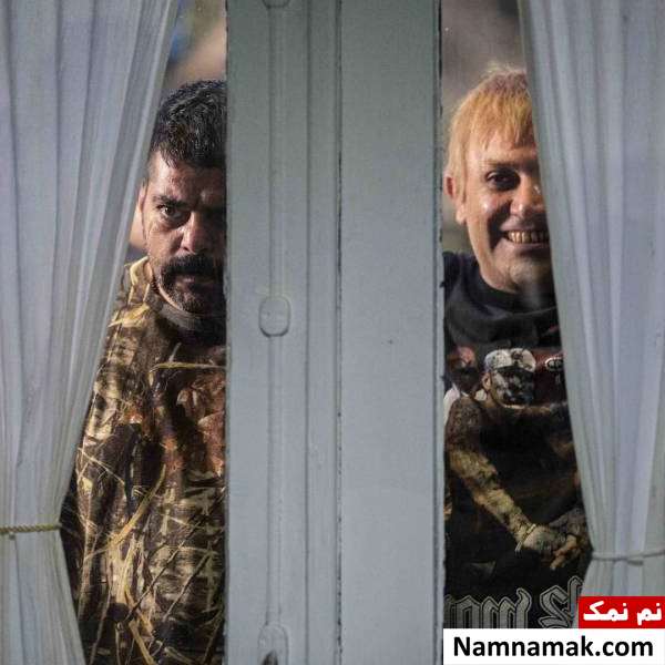 مهدی کوشکی بازیگر نقش محمود ملقب به هویج در فیلم سیاه باز مهدی کوشکی و شاهد احمدلو در فیلم سیاه باز