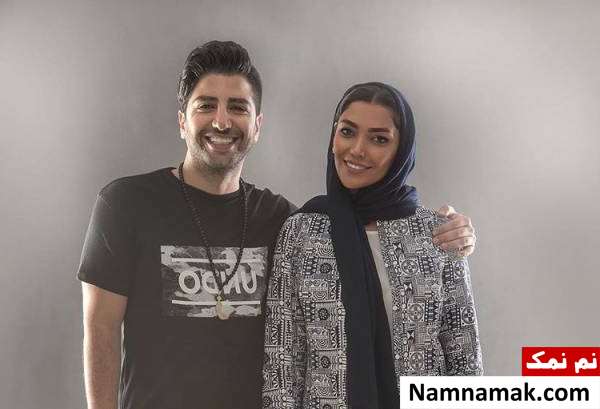 زانیار خسروی در کنار همسرش