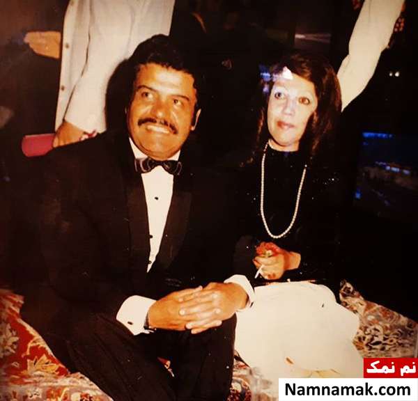 نصرت الله وحدت و همسرش