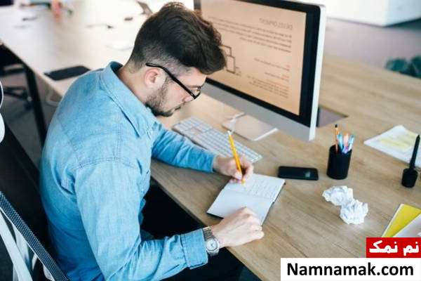 وضعیت نشستن برای نوشتن سریع