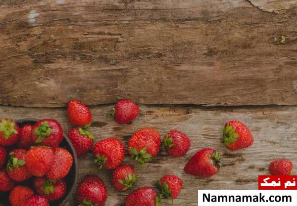توت فرنگی برای درمان دندان قروچه