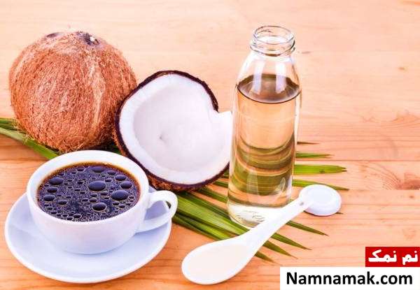 ماسک خانگی با قهوه و روغن نارگیل