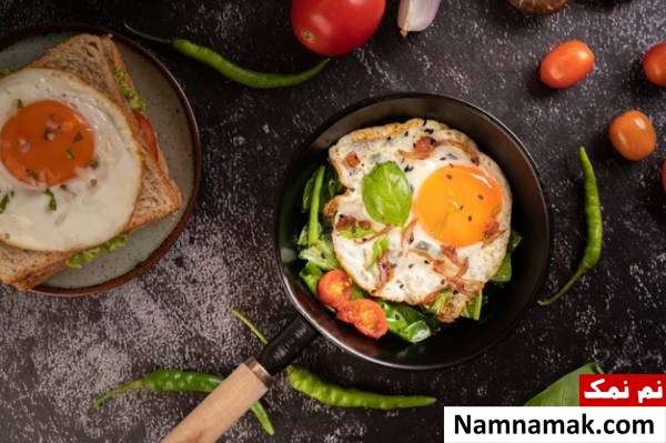 تخم مرغ برای صبحانه