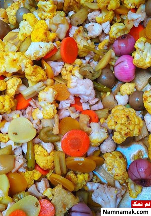 طرز تهیه ترشی مخلوط خانگی خوشمزه + 6 نکته کلیدی طرز تهیه ترشی مخلوط خانگی