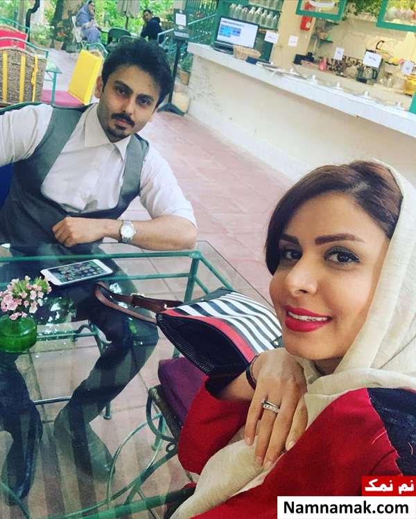 نجمه جودکی و همسرش مهدی پارسازاده