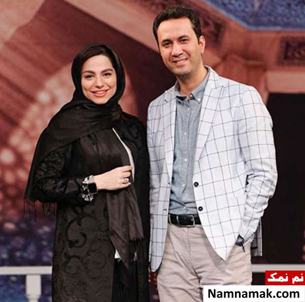 محیا اسناوندی و همسرش مجتبی کشاورز