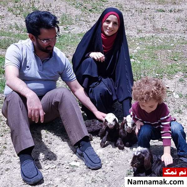 محمدجواد آذری جهرمی و همسرش