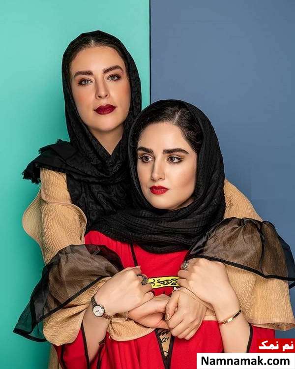 عکس جدید هانیه غلامی و مادرش لادن سلیمانی هانیه غلامی و مادرش لادن سلیمانی